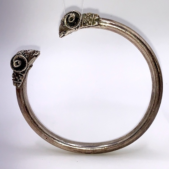 Jewelry - Sterling RAMS HEAD Cuff, Amazing Detail